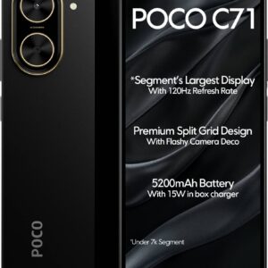 Poco C71 5G 4GB RAM, 64GB Storage